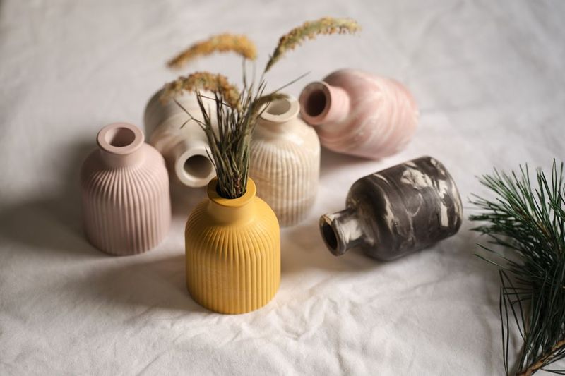 Vase en Céramique Blanche